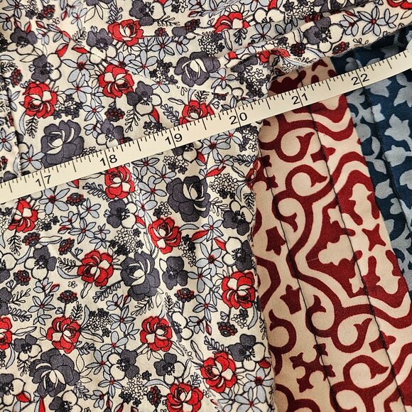 Tommy Hilfiger Women's Size Large Floral Dress Long Sleeve Button Down Shirt - Picture 10 of 11